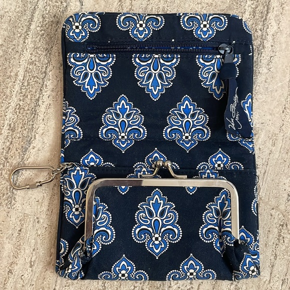 Vera Bradley TriFold Wallet Card Holder Calypso Pattern Retired 2009 Coin Purse - Picture 3 of 8